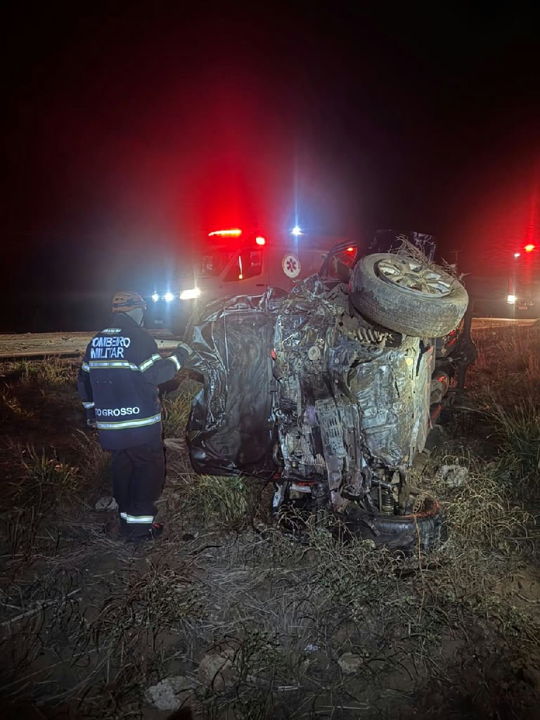 Colisão na Br-070 resulta em um morto e dois feridos em Dom Aquino