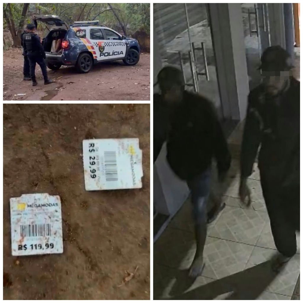 Dois suspeitos são detidos após furto em loja no Centro de Rondonópolis