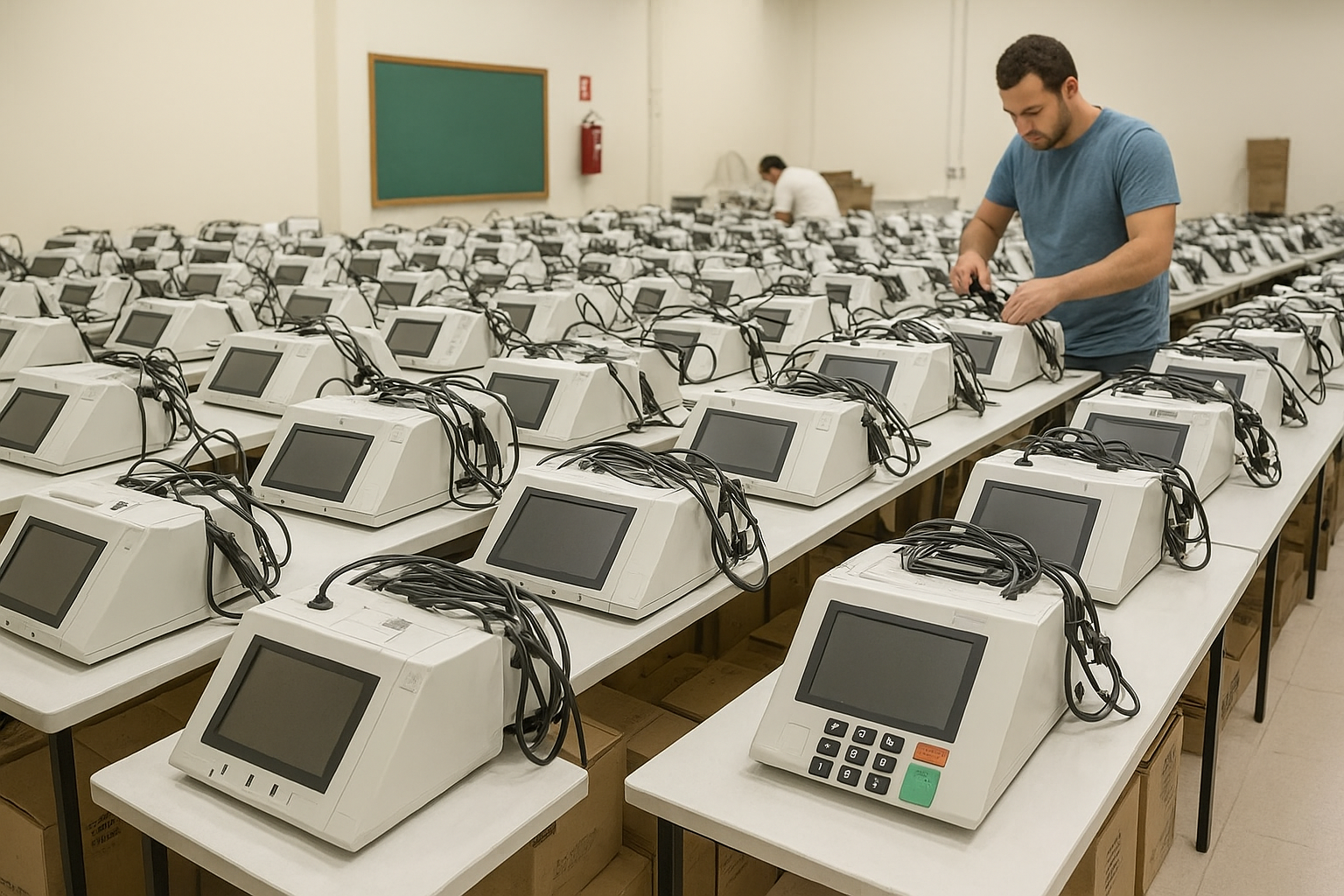 Eleições 2026: mais de 500 urnas são preparadas e lacradas em Rondonópolis