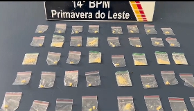 Homem é preso após fuga da PM em Primavera do Leste com drogas