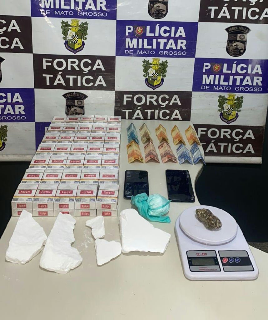 Mulher é detida com drogas e cigarros contrabandeados em Rondonópolis
