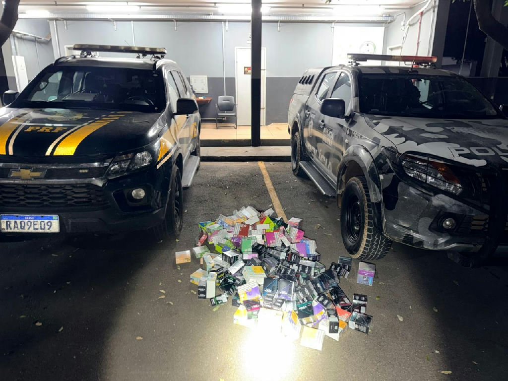 Operação conjunta apreende 990 cigarros eletrônicos e caneta emagrecedora em Rondonópolis
