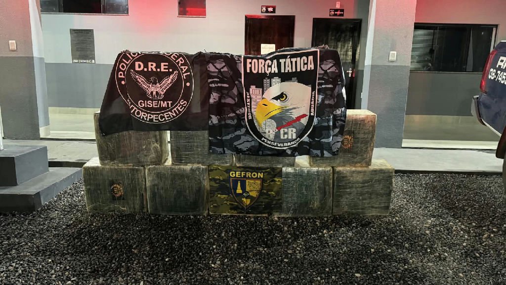 Polícia apreende 500 kg de cocaína em operação no interior de MT