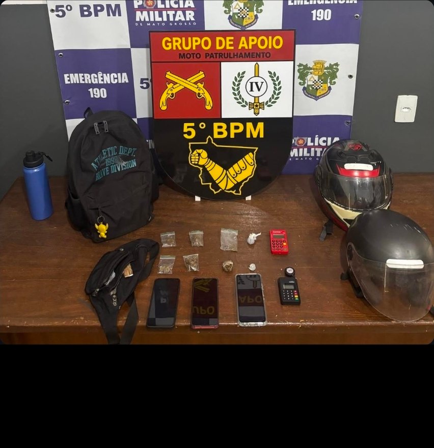 Polícia prende dois homens por tráfico de drogas em Rondonópolis