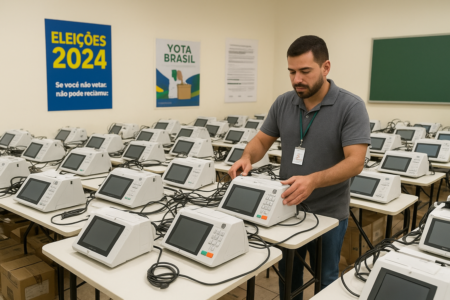 Preparativos para as eleições em Mato Grosso: Justiça Eleitoral garante segurança no pleito