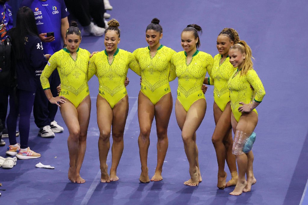 Brasil termina em quinto no Mundial de Ginástica e não garante vaga para os Jogos de La-28