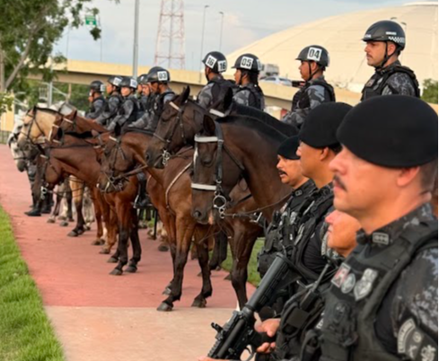 Cavalaria da Polícia Militar inicia Operação Centauro em Cuiabá