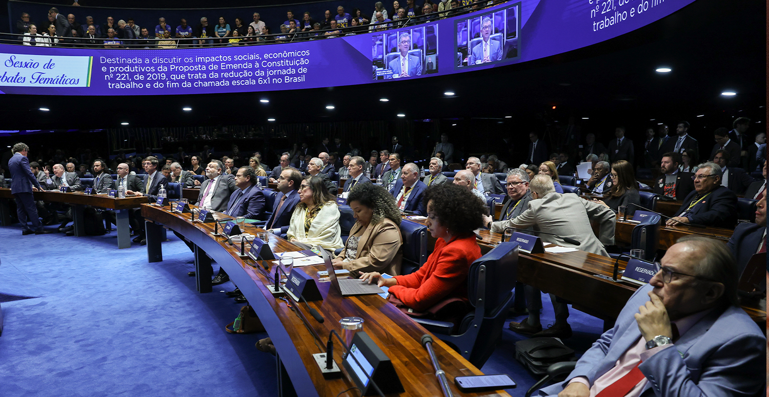 Debate sobre o fim da escala 6x1 avança no Senado esta semana