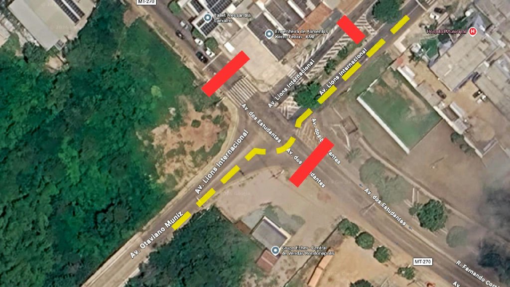 Interdição na rua Fernando Corrêa inicia nesta sexta-feira para obras do viaduto