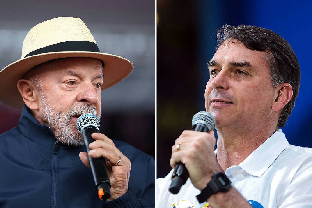 Lula e Flávio Bolsonaro: embate sobre inteligência artificial e privatizações nas eleições