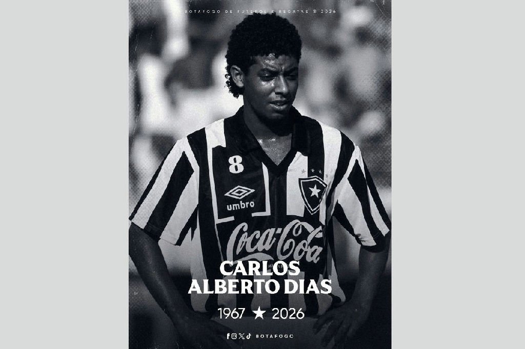 Morre Carlos Alberto Dias, ex-jogador do Botafogo, aos 59 anos
