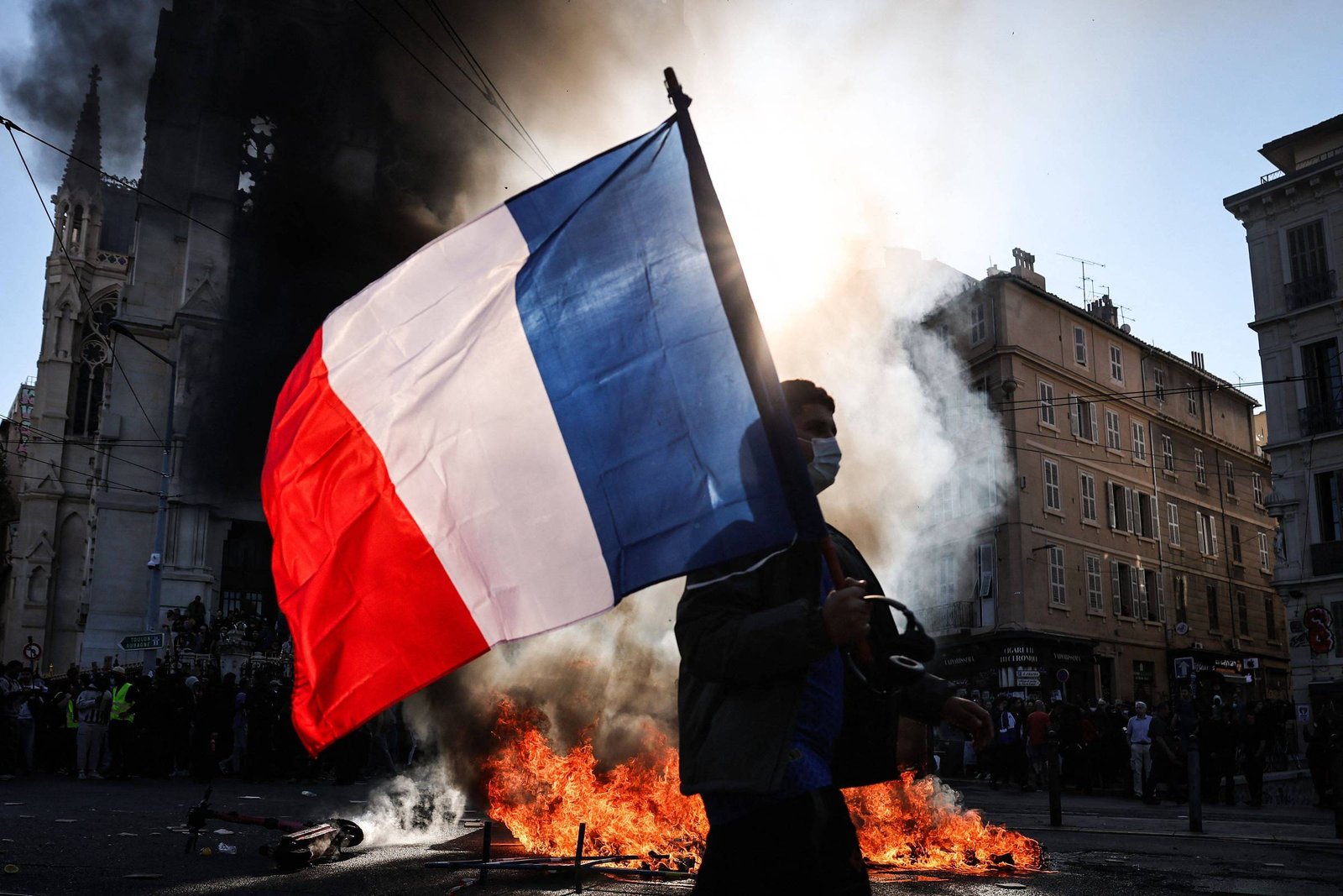 O papel dos estudantes na crise social da França