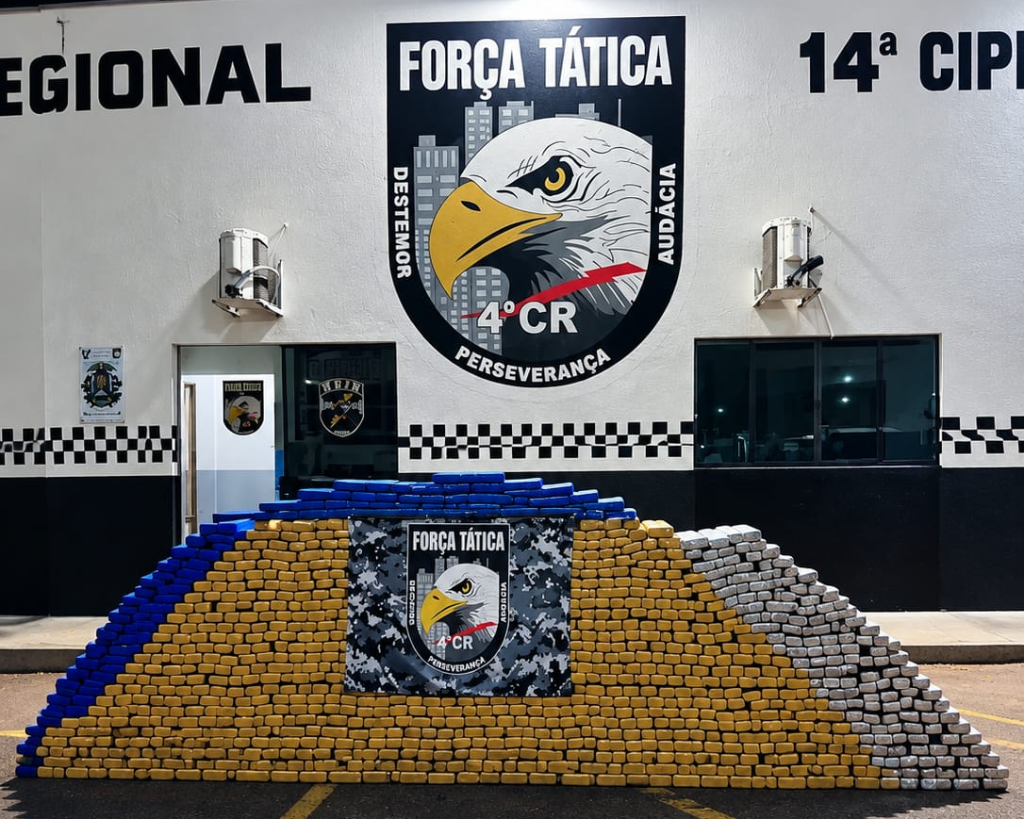 Polícia Militar apreende 10,1 toneladas de drogas em Mato Grosso em 2026