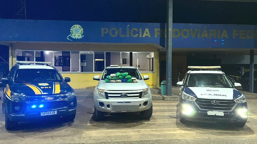 Polícia Militar e PRF apreendem 7,9 kg de skunk em operação em Cáceres