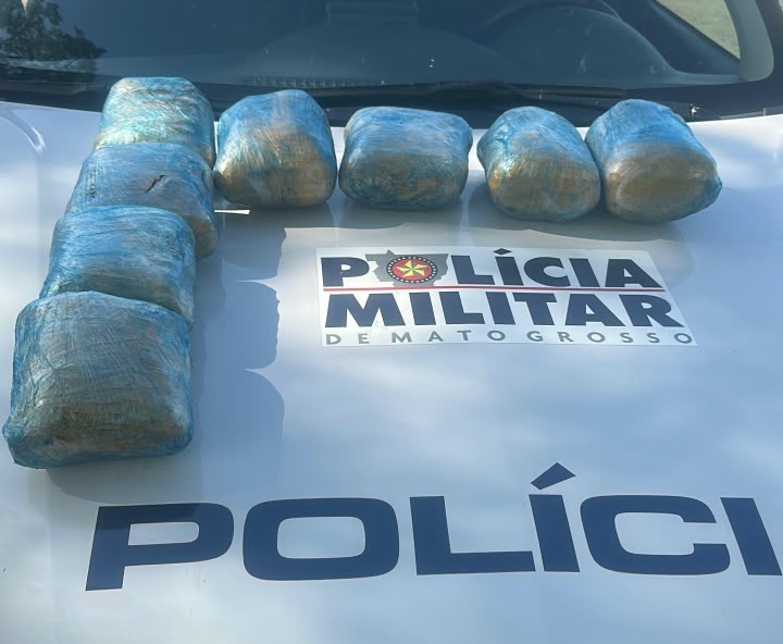 Polícias de Mato Grosso e Goiás apreendem 25 quilos de skank e prendem mulher em rodovia