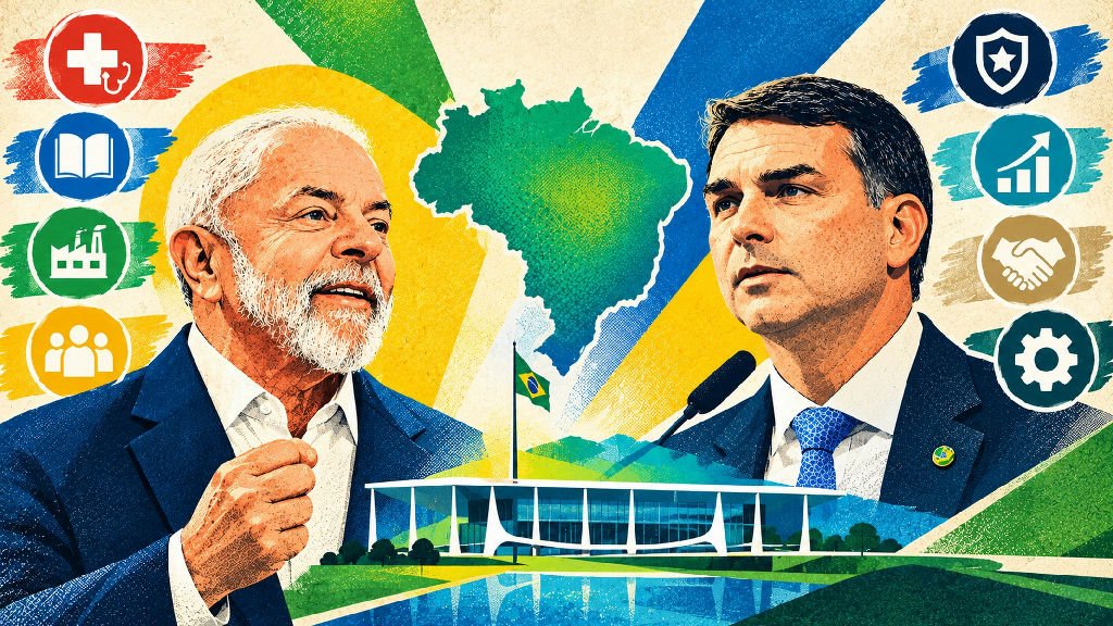 Propostas de Flávio Bolsonaro e Lula: comparação das diretrizes para 2026